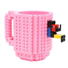 Load image into Gallery viewer, 350ml DIY bloques de construcción juguete tazas de leche tazas de café Compatible Legoings equipo creativo iluminar juguetes para niños regalos de cumpleaños