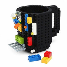 Load image into Gallery viewer, 350ml DIY bloques de construcción juguete tazas de leche tazas de café Compatible Legoings equipo creativo iluminar juguetes para niños regalos de cumpleaños