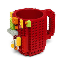 Load image into Gallery viewer, 350ml DIY bloques de construcción juguete tazas de leche tazas de café Compatible Legoings equipo creativo iluminar juguetes para niños regalos de cumpleaños