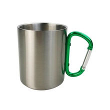 Load image into Gallery viewer, Customize Cup Diy stainless steel Mug 300ML Design Climbing Botton Carabiner Print of Your Logo image Personalized Kitchen Drink
